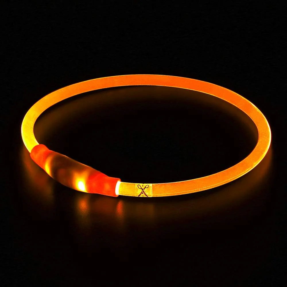 Honden LED-halsband Oplaadbaar Veiligheidslampje - Image 5