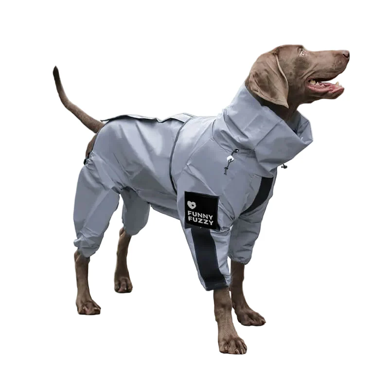 Honden Regenjas Reflecterend Waterdicht met Harnasopening