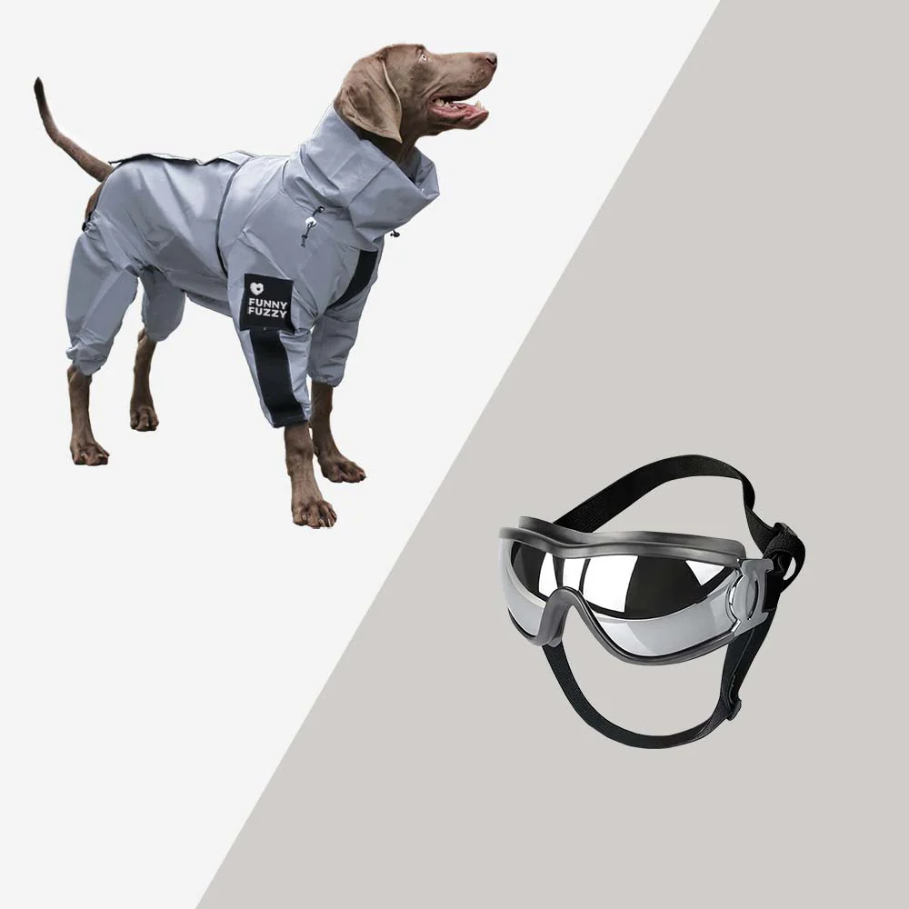 Honden Regenjas Reflecterend Waterdicht met Harnasopening - Image 10