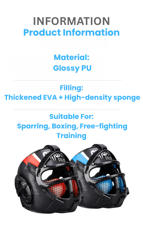 Hoofdbescherming met Gezichtsmasker voor Vechtsporten - Image 8