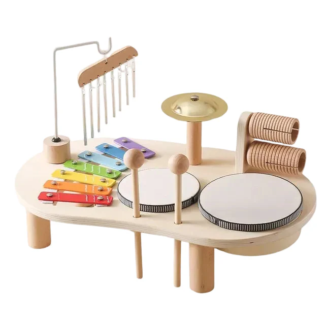 Houten Muziekstation voor Kinderen - MelodyMaker