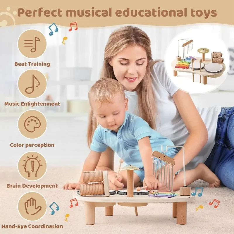 Houten Muziekstation voor Kinderen - MelodyMaker - Image 4