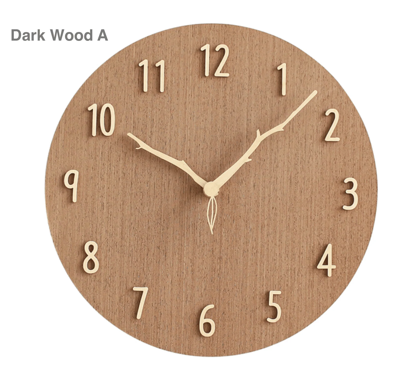 Houten Wandklok Creatief Ontwerp - Image 2