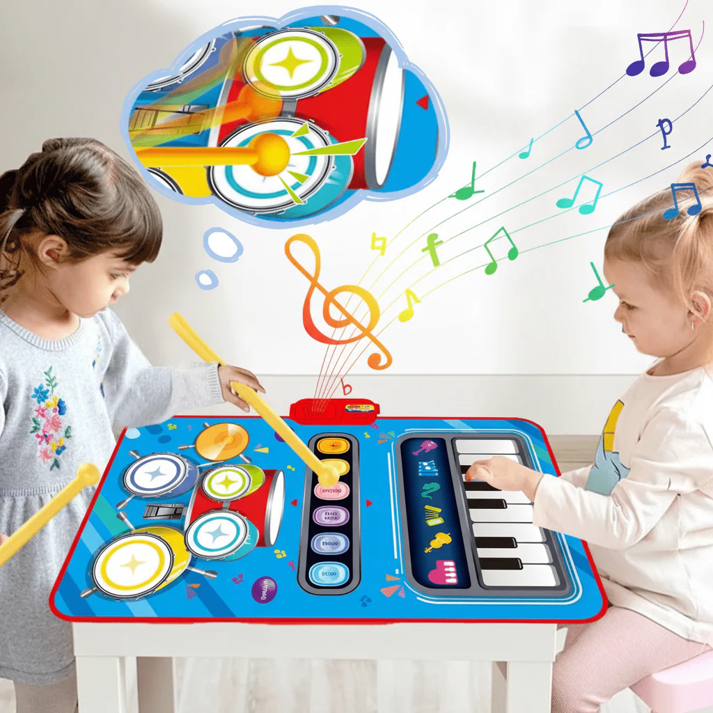 Interactieve Muziekmat Voor Kinderen Met Vijf Instrumenten - Image 5