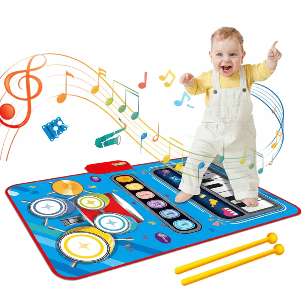 Interactieve Muziekmat Voor Kinderen Met Vijf Instrumenten - Image 9