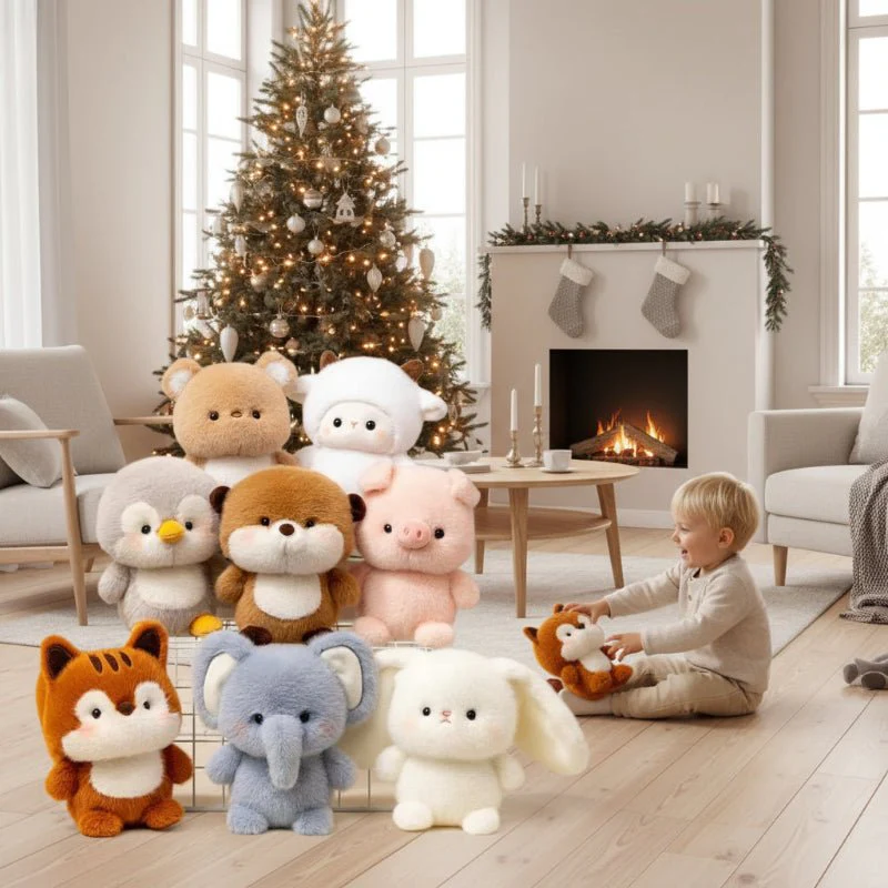 Kawaii Dierenpluche Poppenserie voor Kinderen - Image 3