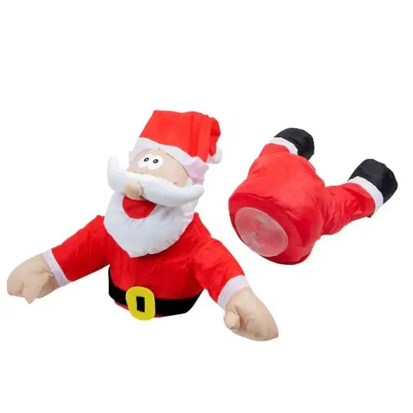 Kerstdecoratie Geluidsgeactiveerde Kerstraamscène met Beweging en Licht