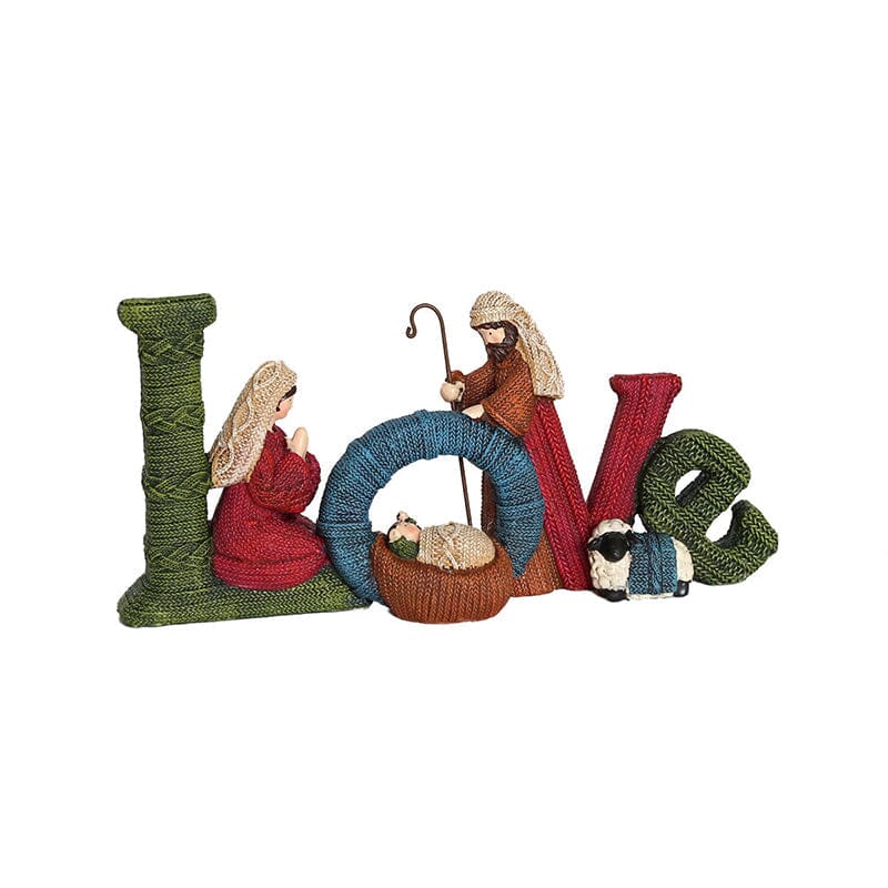 Kerstdecoratie Heilige Familie Handgemaakt Beeld - Image 13