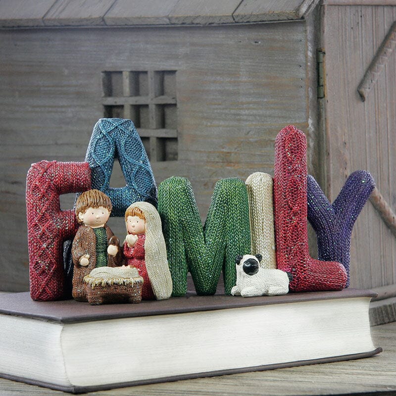 Kerstdecoratie Heilige Familie Handgemaakt Beeld - Image 5