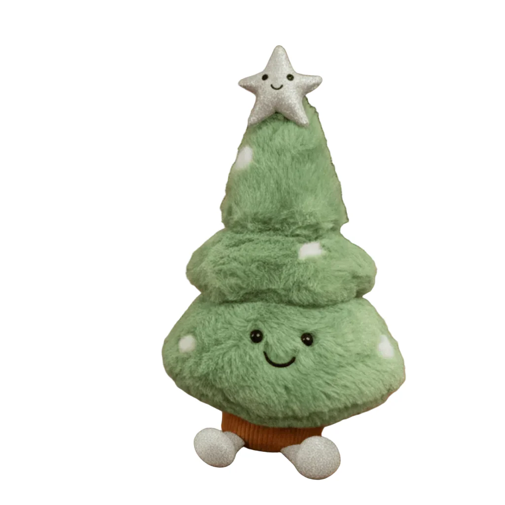Kerstdecoratie Pluche Kerstboombeeldje voor Gezellige Sfeer