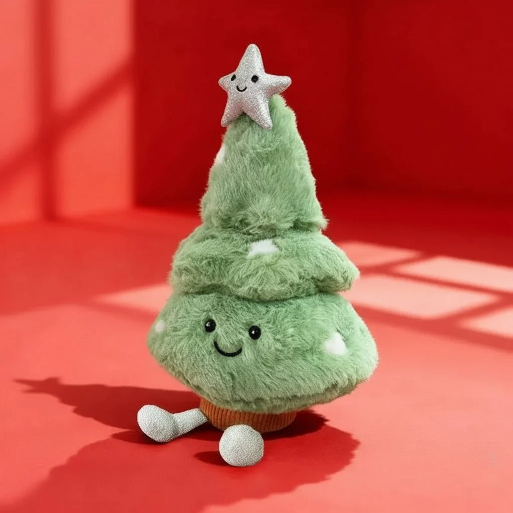 Kerstdecoratie Pluche Kerstboombeeldje voor Gezellige Sfeer - Image 10