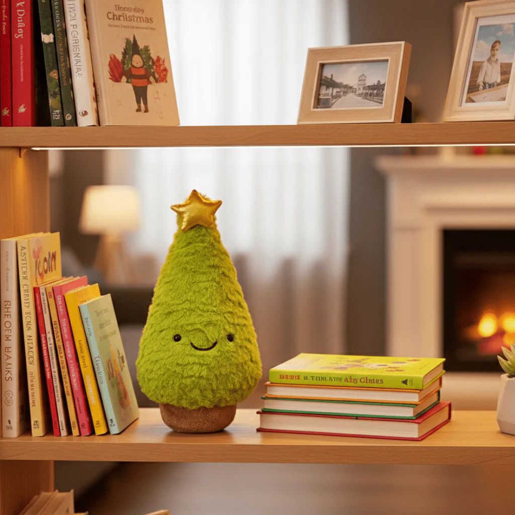 Kerstdecoratie Pluche Kerstboombeeldje voor Gezellige Sfeer - Image 4