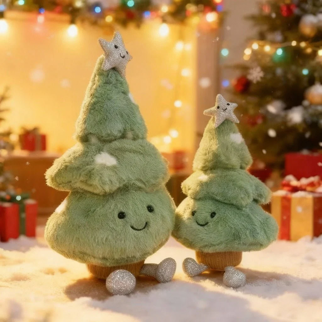 Kerstdecoratie Pluche Kerstboombeeldje voor Gezellige Sfeer - Image 6