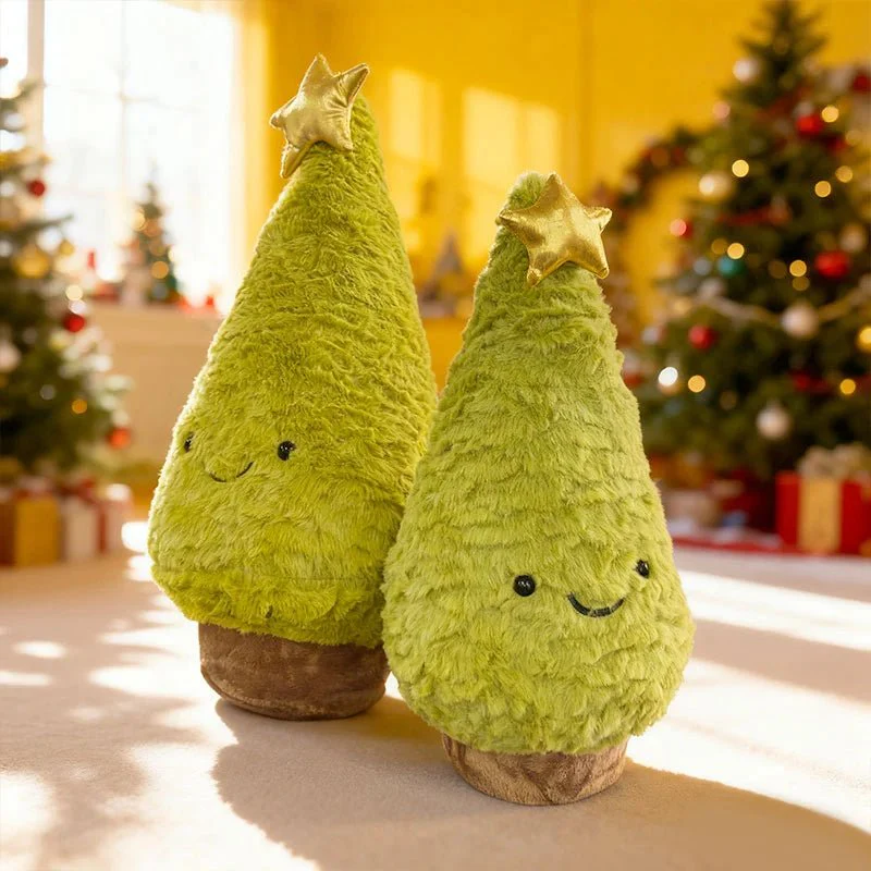 Kerstdecoratie Pluche Kerstboombeeldje voor Gezellige Sfeer - Image 7