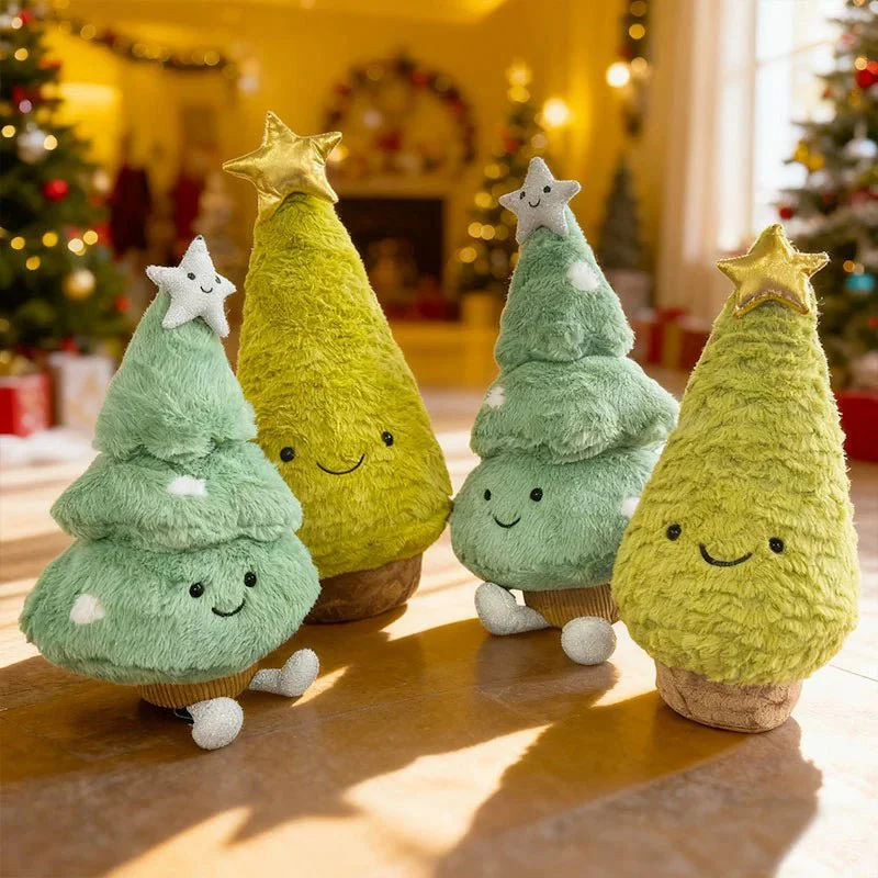 Kerstdecoratie Pluche Kerstboombeeldje voor Gezellige Sfeer - Image 8