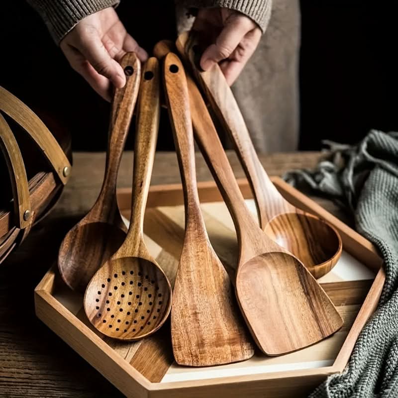 Keukengereedschap Set Scandinavisch Design voor Koken met Comfortabele Handgrepen - Image 2