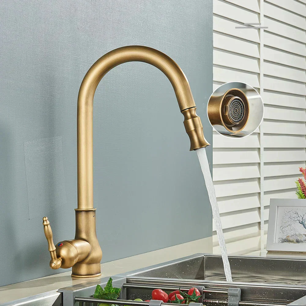 Keukenkraan Draaibaar Vintage Tap Voor Retro Keuken - Image 3