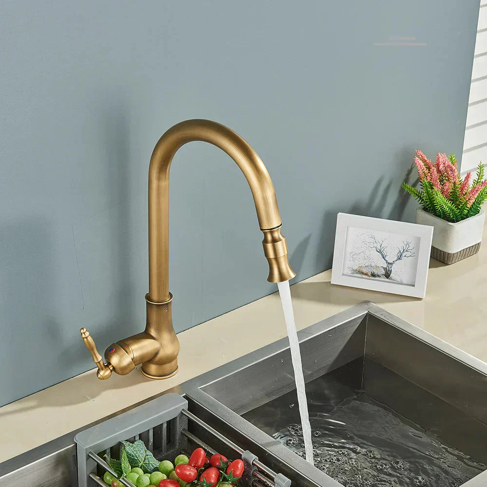 Keukenkraan Draaibaar Vintage Tap Voor Retro Keuken - Image 4
