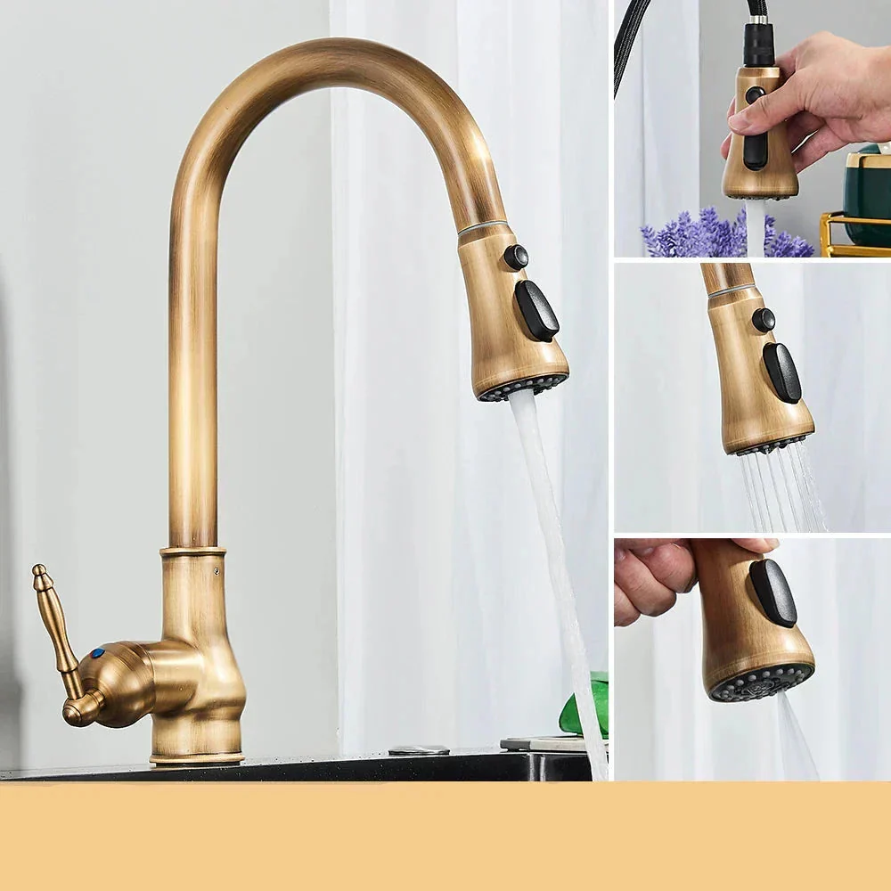Keukenkraan Draaibaar Vintage Tap Voor Retro Keuken - Image 8