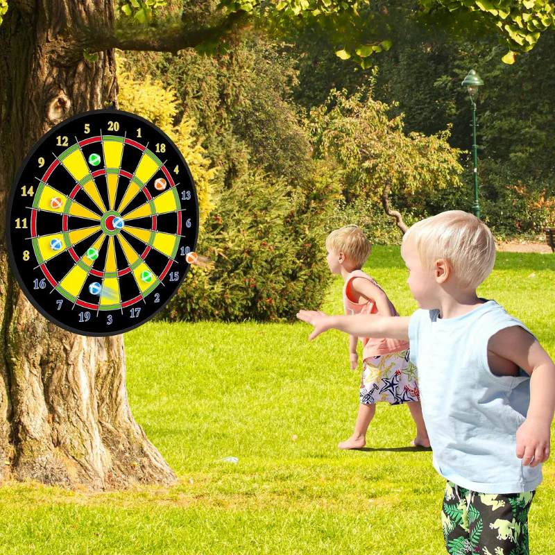 Kinderdartbord Dubbelzijdig Voor Binnen en Buiten - Image 2