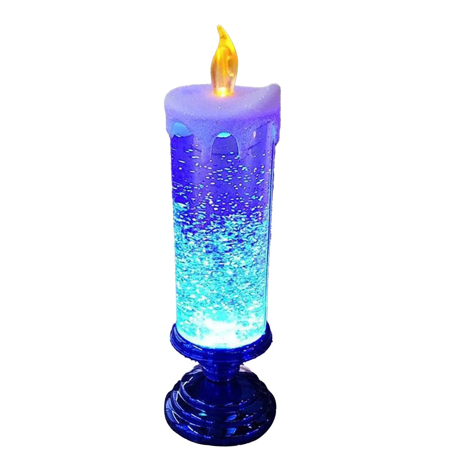 Kleur veranderende LED Water Kaars met Glitter - Image 17