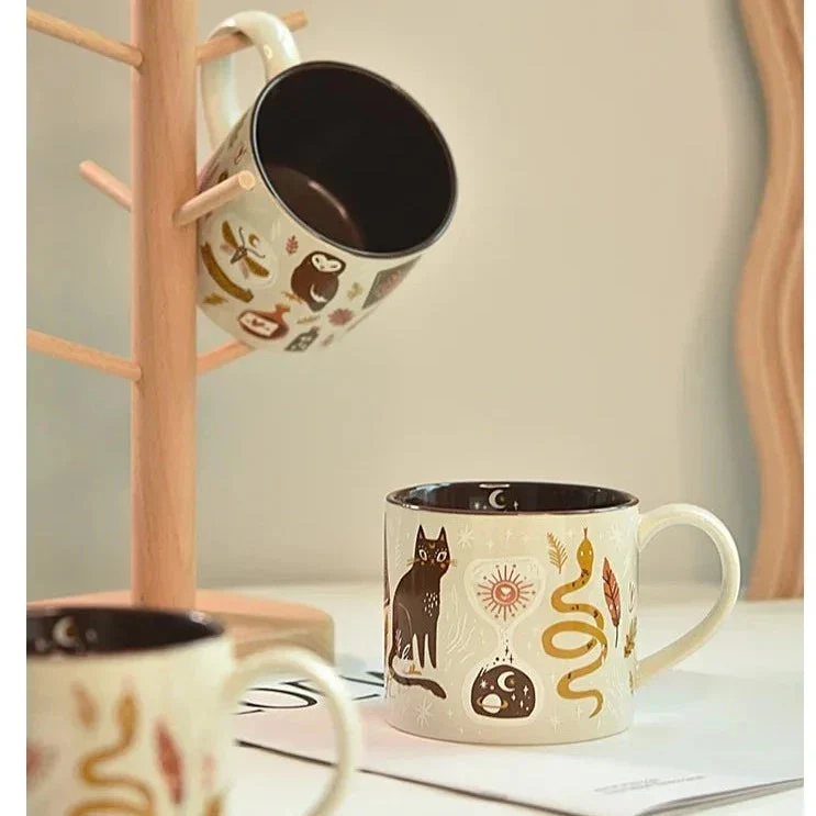 Koffiemok Fantasierijk Ontwerp Met Hemelwezens - Image 6