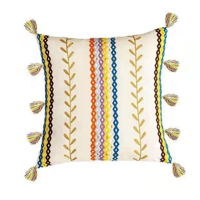 Kussensloop 40x60 Boho-Textuur met Franjes voor Decoratieve Interieurs