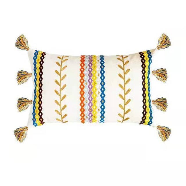 Kussensloop 40x60 Boho-Textuur met Franjes voor Decoratieve Interieurs - Image 10