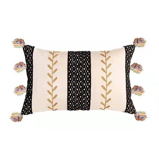 Kussensloop 40x60 Boho-Textuur met Franjes voor Decoratieve Interieurs - Image 11