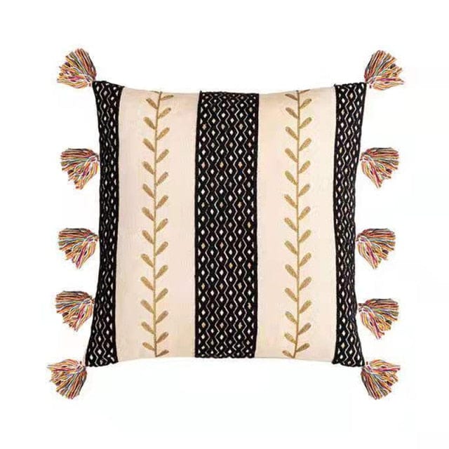 Kussensloop 40x60 Boho-Textuur met Franjes voor Decoratieve Interieurs - Image 12