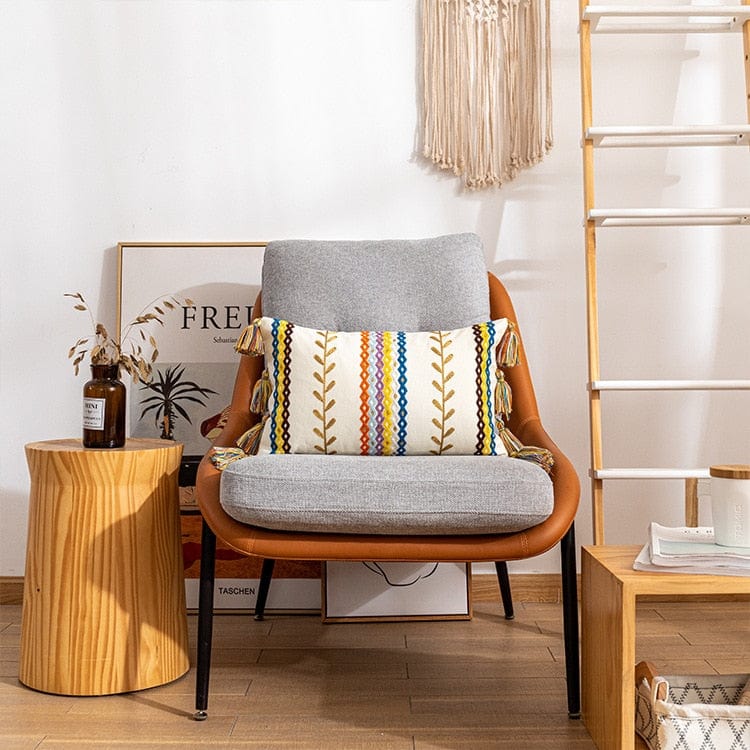 Kussensloop 40x60 Boho-Textuur met Franjes voor Decoratieve Interieurs - Image 5