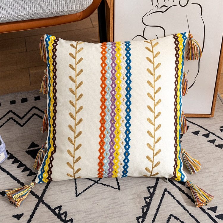Kussensloop 40x60 Boho-Textuur met Franjes voor Decoratieve Interieurs - Image 7