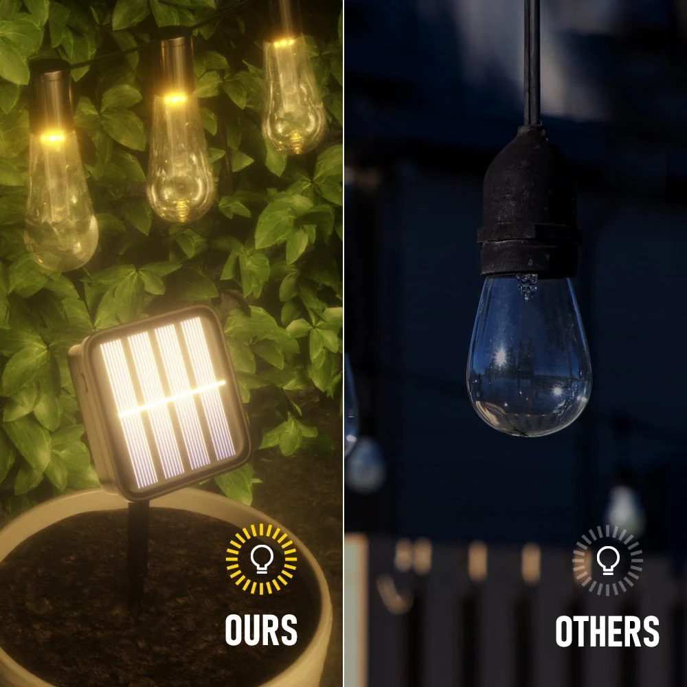 LED Buiten String Lights Op Zonne-energie - Image 10