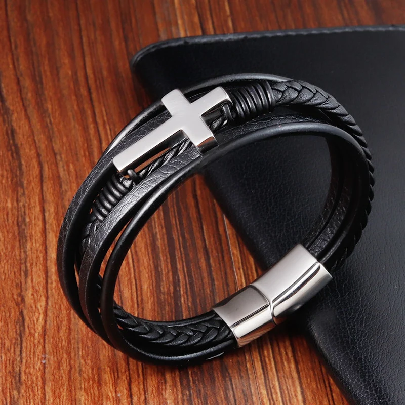 Leren Kruis Armband - Image 6