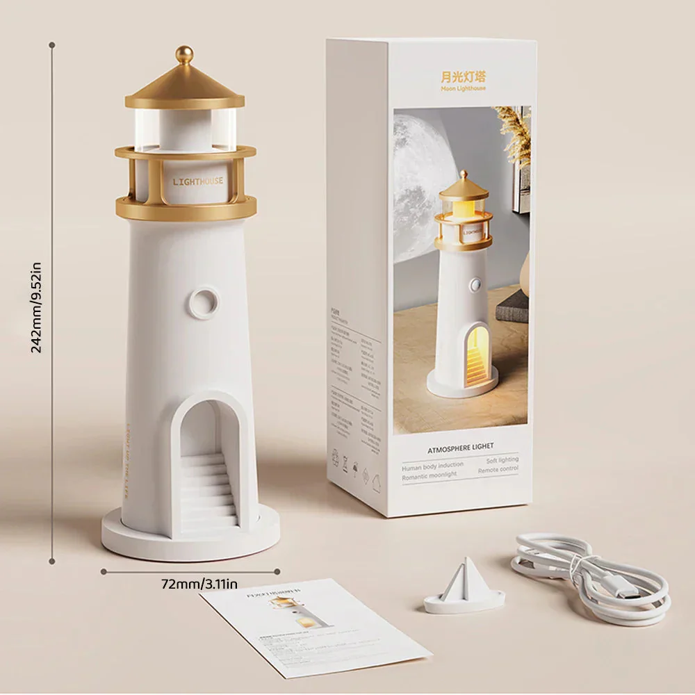 Lighthouse Ambient Light met Bluetooth en Projectie - Image 3