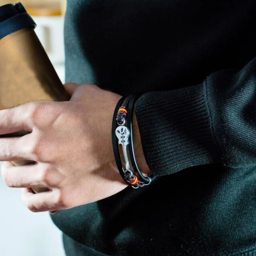 Limited Edition Gitaar Leren Armband - Image 4