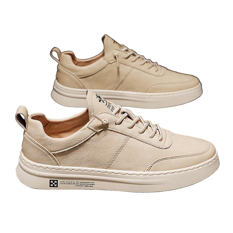 Mannen Sneakers Witte Casual Stijl