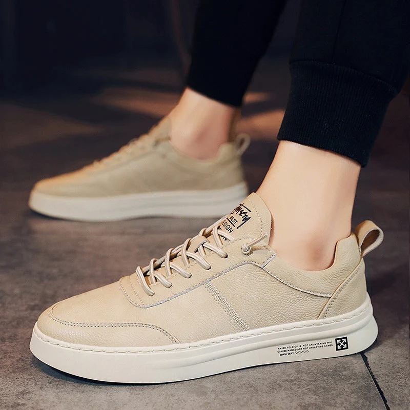 Mannen Sneakers Witte Casual Stijl - Image 2