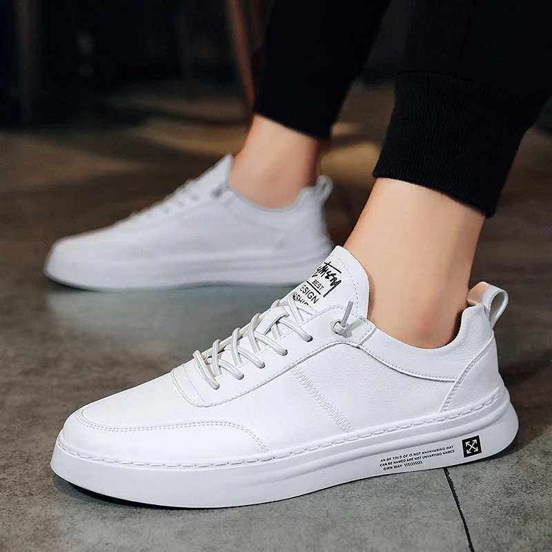Mannen Sneakers Witte Casual Stijl - Image 3