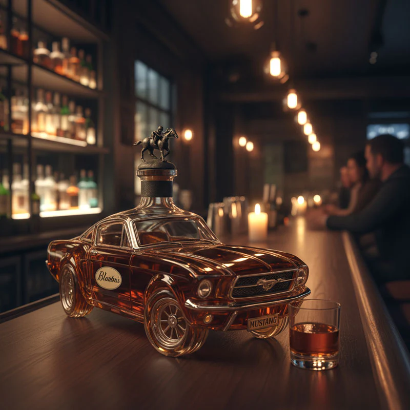 Mannen Whiskykaraf Auto Vorm Mustang Decoratief Accent - Image 2