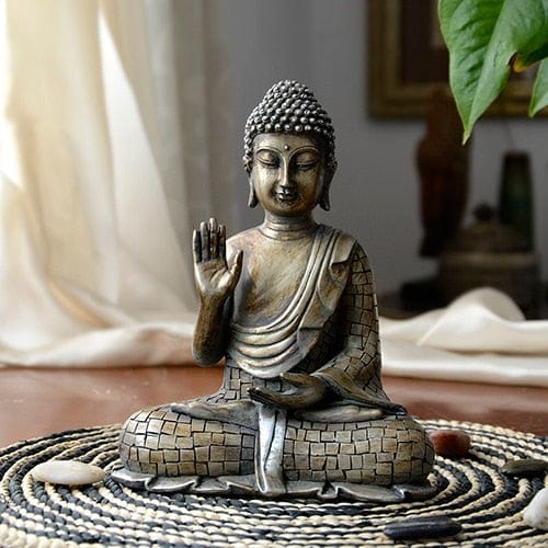 Meditating Buddha Statue Decorative Art - Image 10