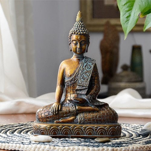 Meditating Buddha Statue Decorative Art - Image 12