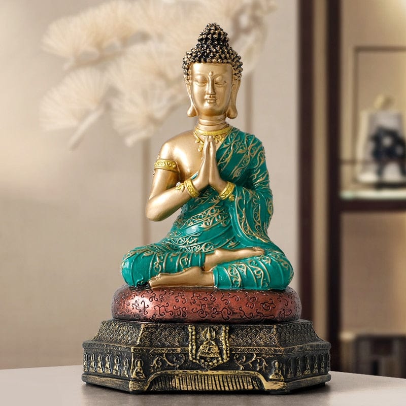 Meditating Buddha Statue Decorative Art - Image 3