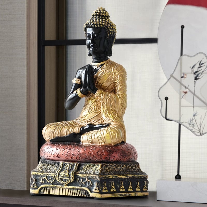 Meditating Buddha Statue Decorative Art - Image 5