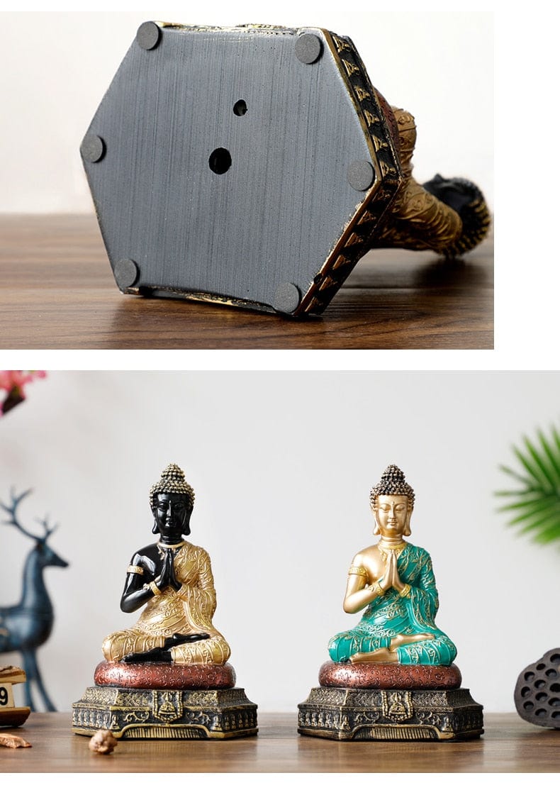 Meditating Buddha Statue Decorative Art - Image 8