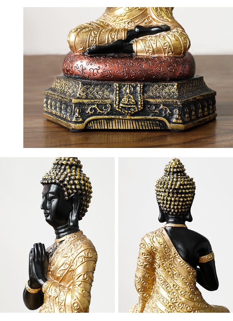 Meditating Buddha Statue Decorative Art - Image 9