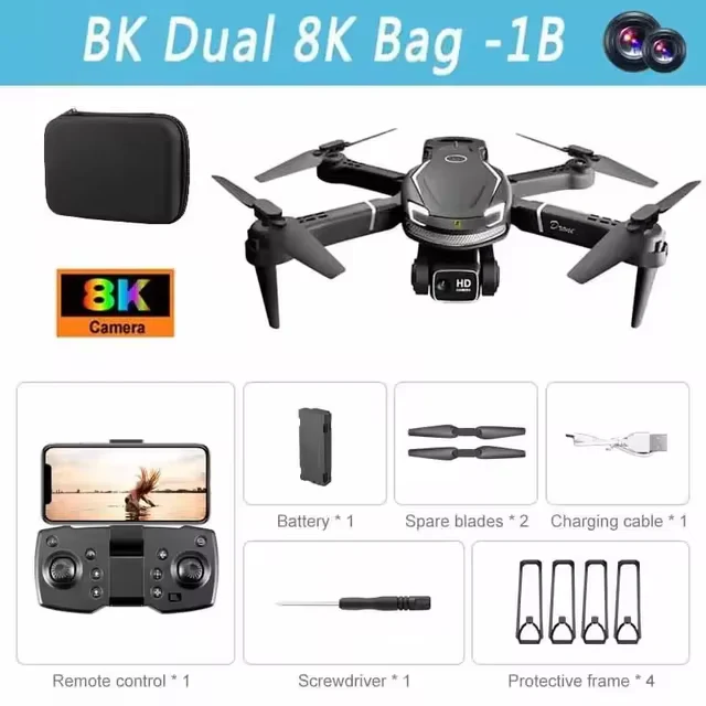 Mini Drone met GPS en 8K Camera voor Luchtfotografie