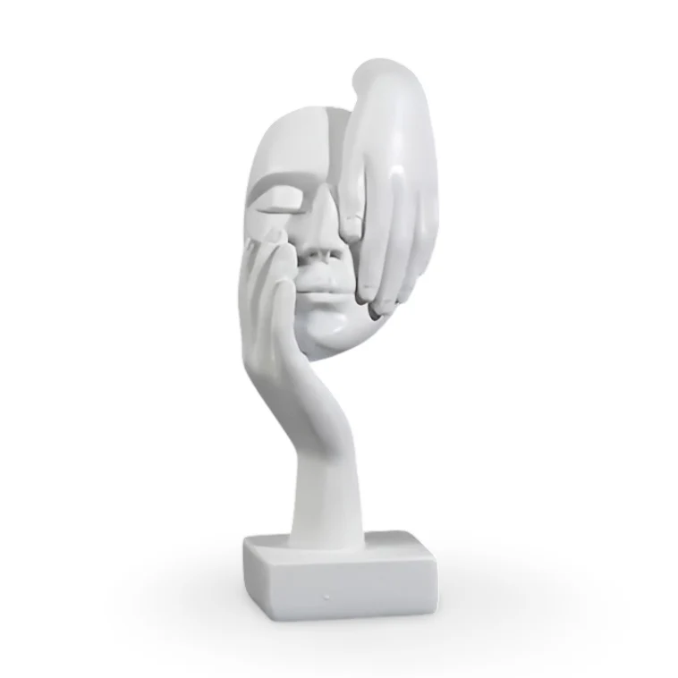 Moderne Abstracte Denker Sculptuur voor Thuis en Kantoor