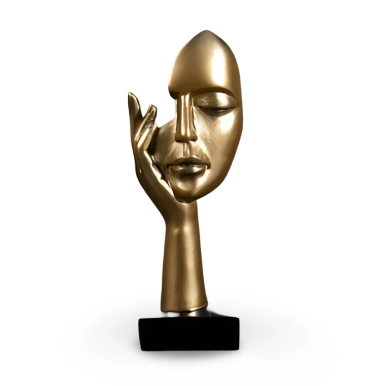 Moderne Abstracte Denker Sculptuur voor Thuis en Kantoor - Image 11