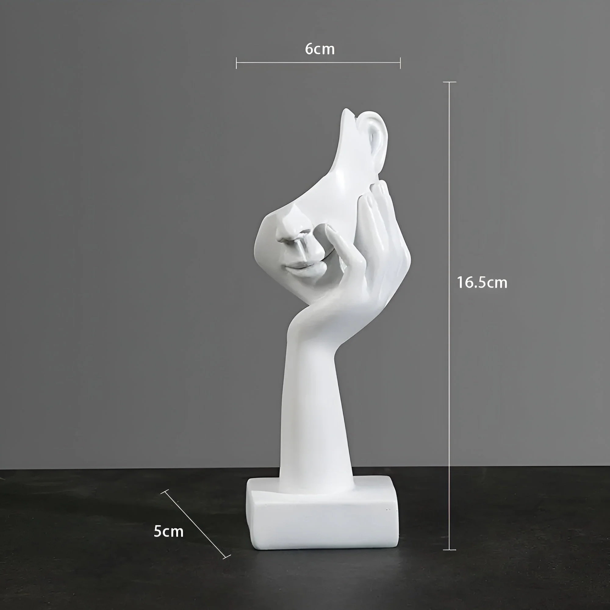 Moderne Abstracte Denker Sculptuur voor Thuis en Kantoor - Image 5